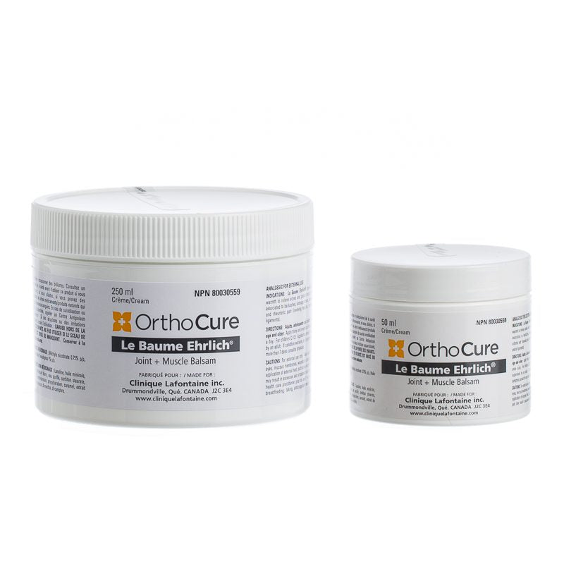 Relaxant musculaire - Baume Ehrlich - Orthocure - 50 ml / 250 ml