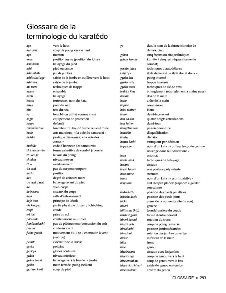 Scientifique Karatedo - Version française