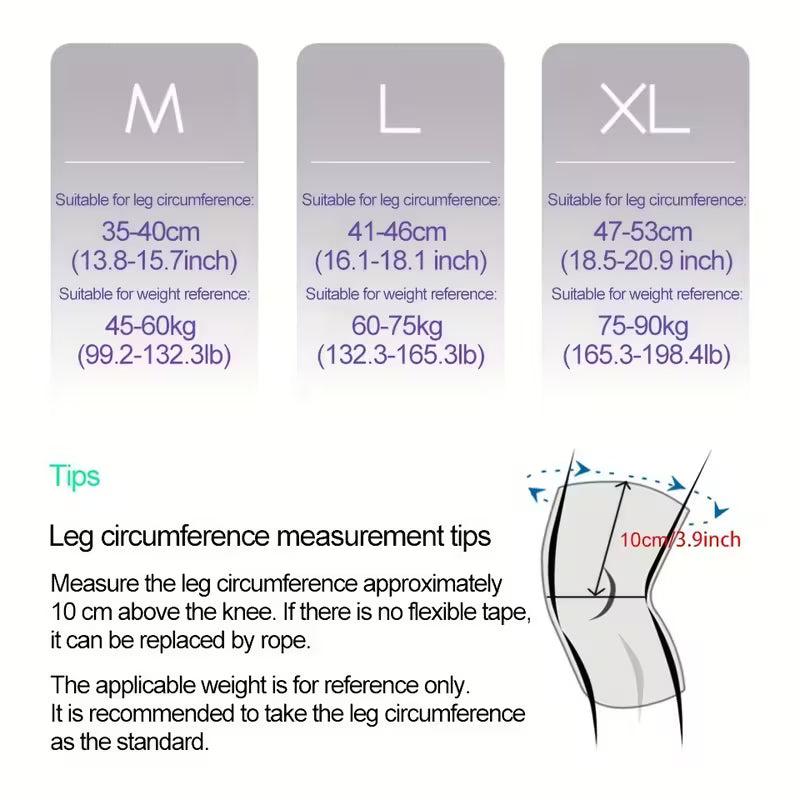 Genouillère sportive avec compression et bande antidérapante - e-tao.ca