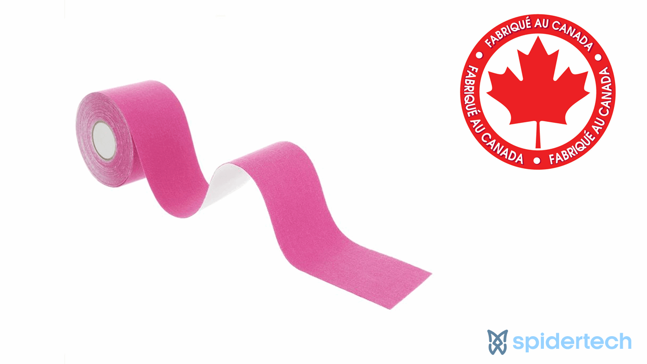 Bandages neuro-proprioceptifs - Eco-Pack - SPIDERTECH Rose