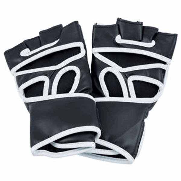 Gant de MMA en cuir - Proforce Gladiator - Noir et blanc