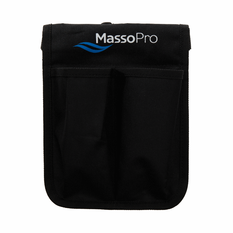 Ceinture de massage MassoPro incluant 2 bouteilles de 250ml avec pompes