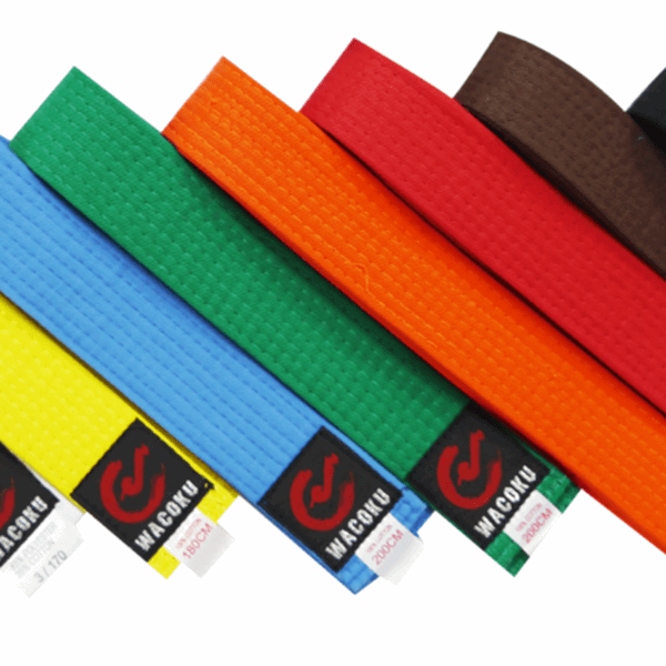 Ceinture/obi deux tours pleine couleur