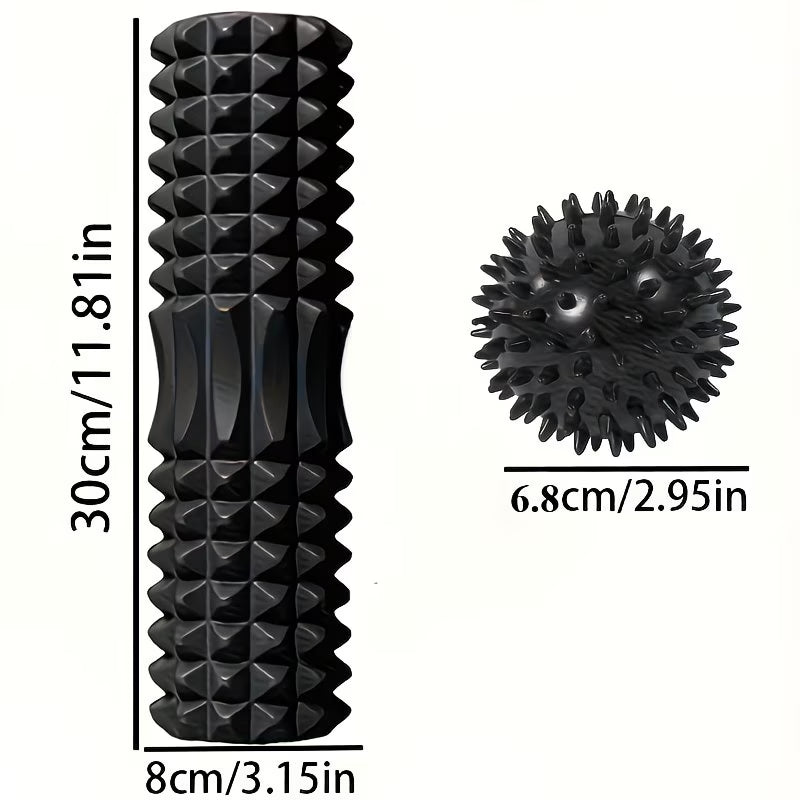 Ensemble Rouleau et Balle d’Automassage – Récupération Musculaire & Mobilité - e-tao.ca