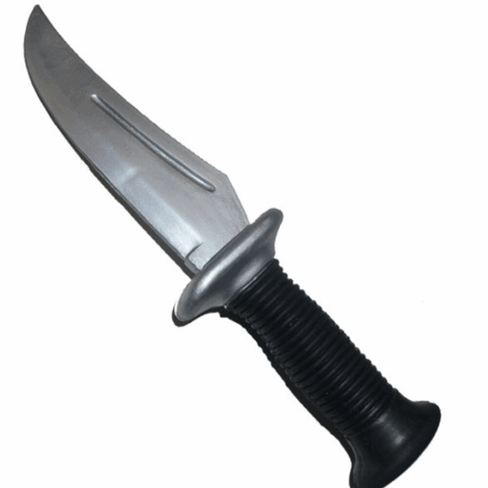 Couteau de pratique en caoutchouc