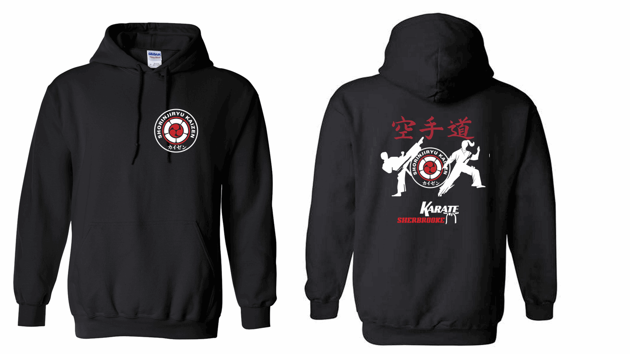 Coton ouaté ("hoodie") - Karaté Sherbrooke - Shorinjiryu Kaizen