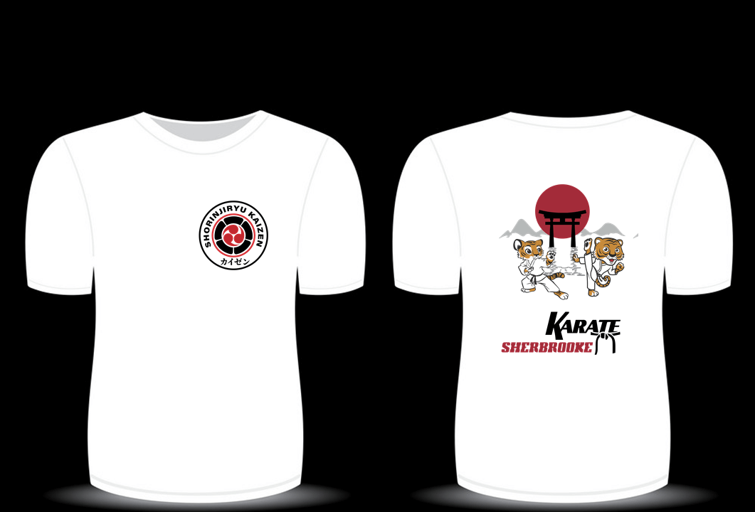 T-shirt - Modèle pour enfant (2 tigres) - Shorinjiryu Kaizen