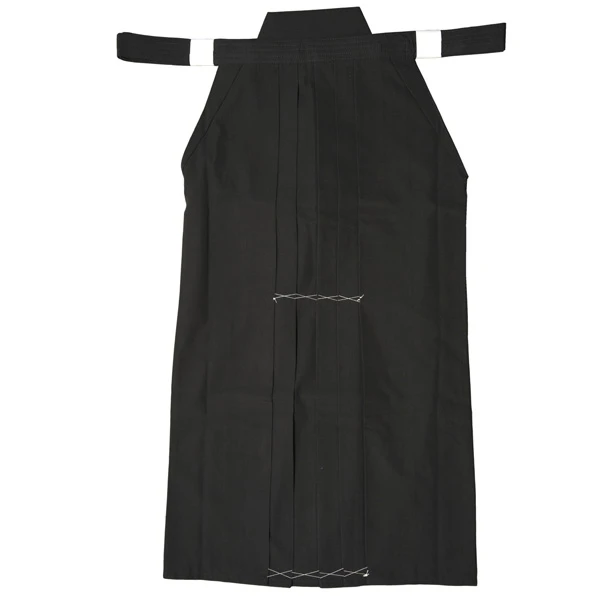 Hakama Tetron (Polyester/Rayonne) - iaido/kyudo - Tozando - noir