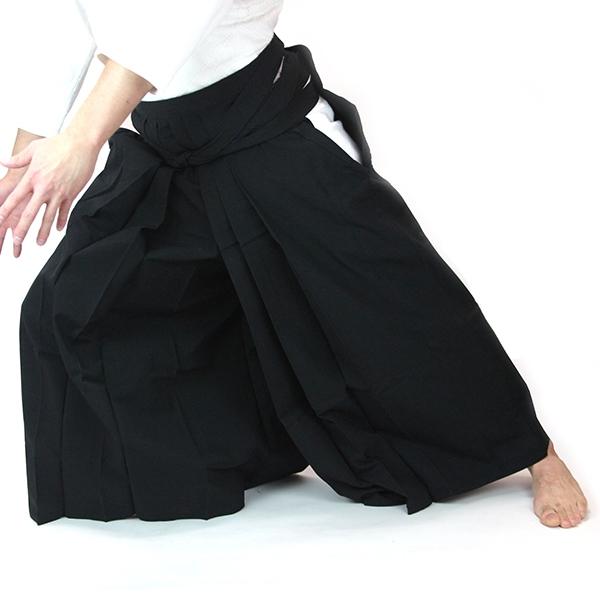 Hakama Tetron (Polyester/Rayonne) - Aikido aikikai - Tozando - noir