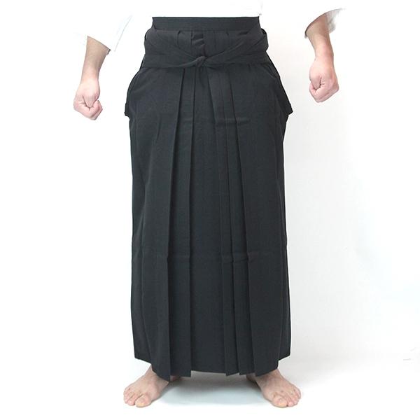 Hakama Tetron (Polyester/Rayonne) - Aikido aikikai - Tozando - noir