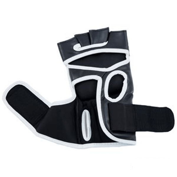 Gant de MMA en cuir - Proforce Gladiator - Noir et blanc