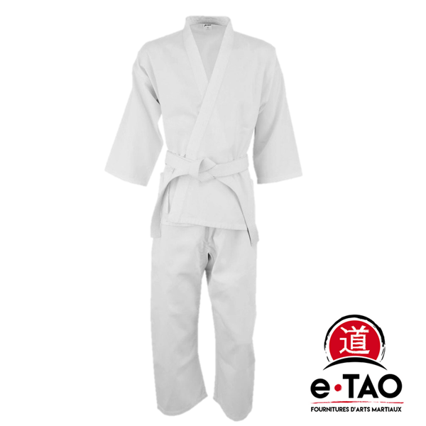PAS DE BRODERIE - KARATEGI/KIMONO/DOGI - UNIFORME DE BASE 8OZ