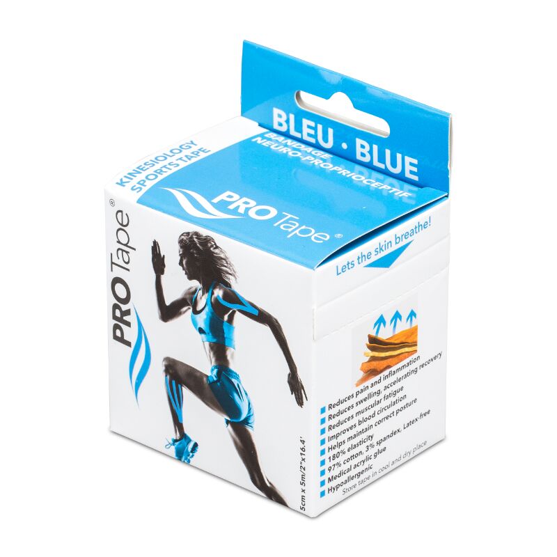 ProTape - Bandages neuro-proprioceptifs - MASSOKIT bleue